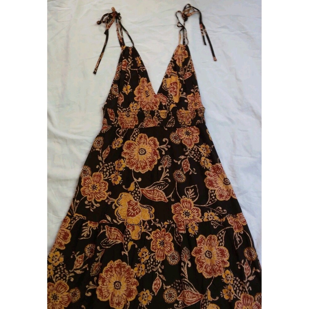 Patrons of Peace Thalia Floral Maxi Dress Boho Festival Cottage Core Festival M - Picture 3 of 14